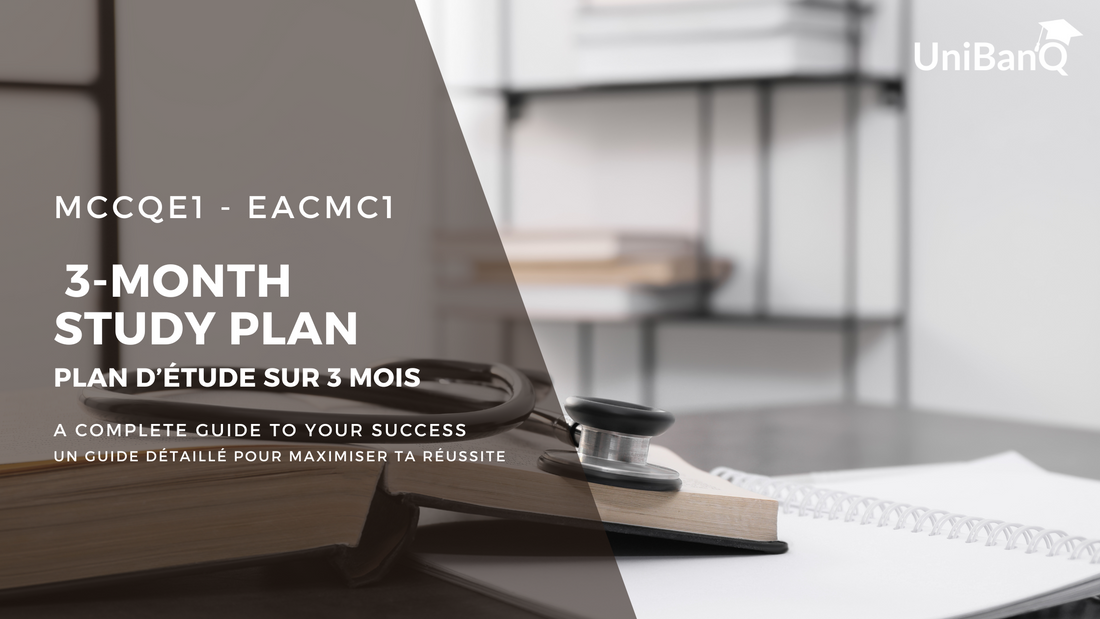 The Complete 3-Month MCCQE Part I Study Plan for Success