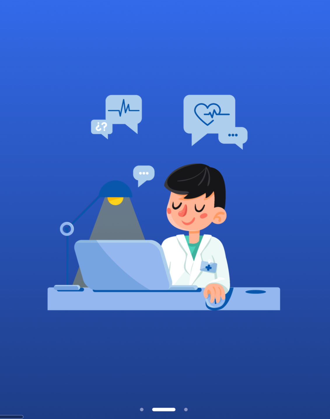 UniBanQ avatar using a computer